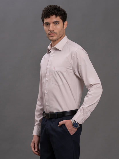 Men's Onion Regular Fit Solid Full Sleeve Formal Shirt