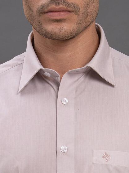 Men's Onion Regular Fit Solid Full Sleeve Formal Shirt