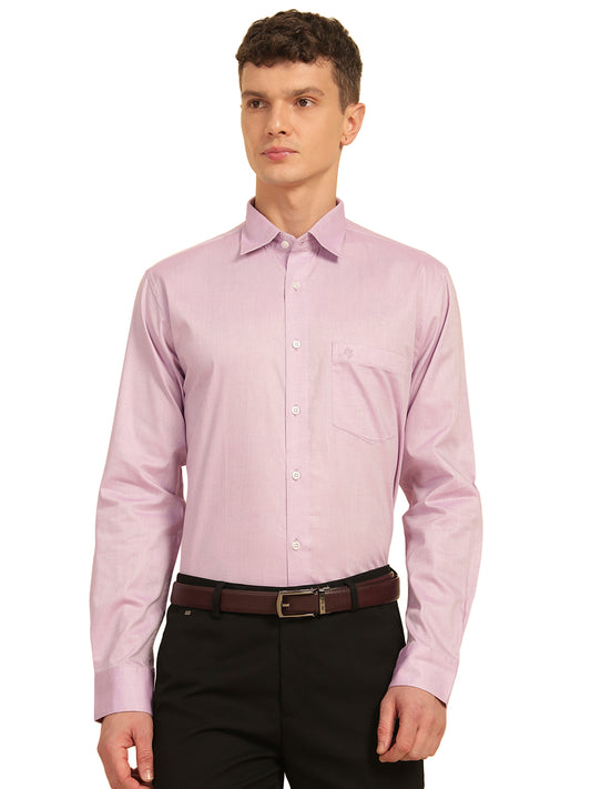 Formal Shirt for Men | Breathable & Soft with Color Fastness Regular Fit Cotton Fabric Solid Pattern