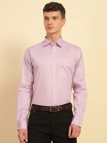 Formal Shirt for Men | Breathable & Soft with Color Fastness Regular Fit Cotton Fabric Solid Pattern
