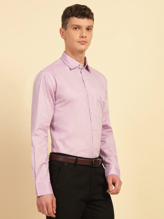 Formal Shirt for Men | Breathable & Soft with Color Fastness Regular Fit Cotton Fabric Solid Pattern