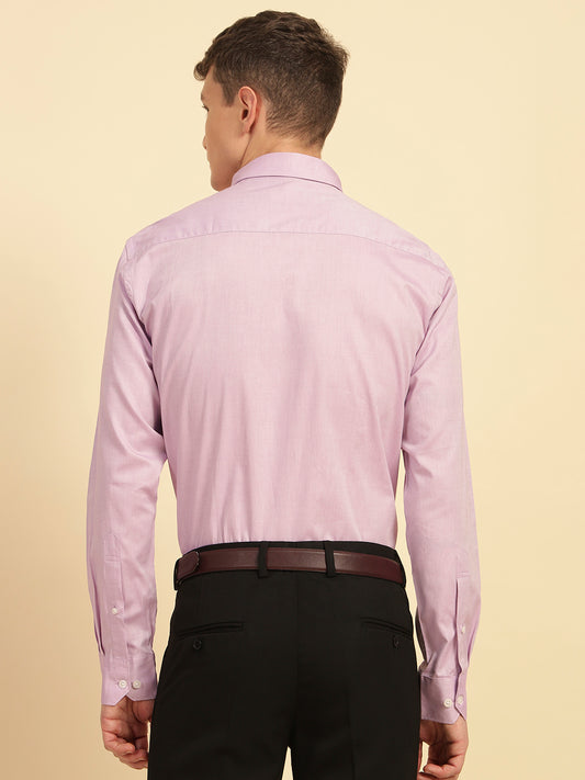 Formal Shirt for Men | Breathable & Soft with Color Fastness Regular Fit Cotton Fabric Solid Pattern