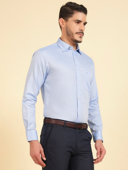Formal Shirt for Men | Breathable & Soft with Color Fastness Regular Fit Cotton Fabric Solid Pattern