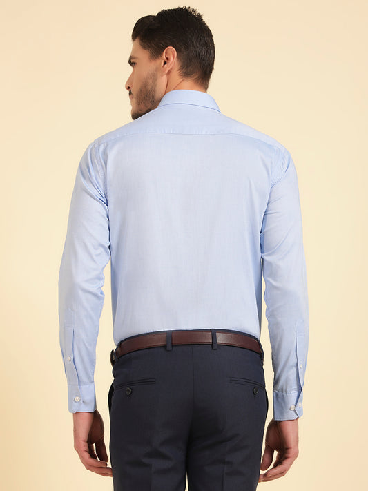 Formal Shirt for Men | Breathable & Soft with Color Fastness Regular Fit Cotton Fabric Solid Pattern