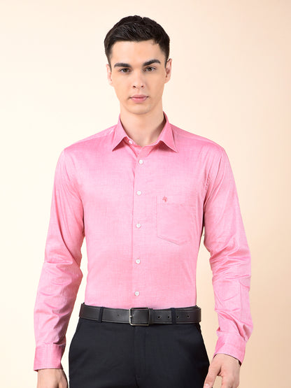 Formal Shirt for Men | Breathable & Soft with Color Fastness Regular Cotton Fabric Solid Pattern