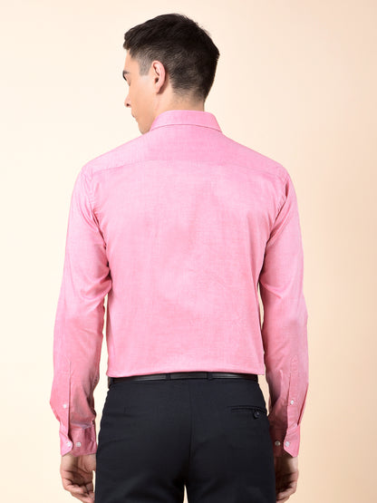 Formal Shirt for Men | Breathable & Soft with Color Fastness Regular Cotton Fabric Solid Pattern