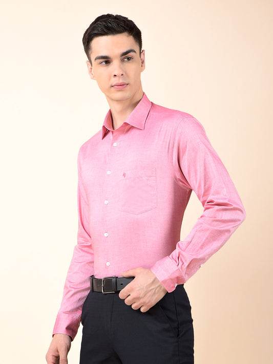 Formal Shirt for Men | Breathable & Soft with Color Fastness Regular Cotton Fabric Solid Pattern