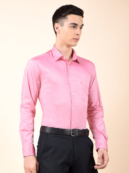 Formal Shirt for Men | Breathable & Soft with Color Fastness Regular Cotton Fabric Solid Pattern