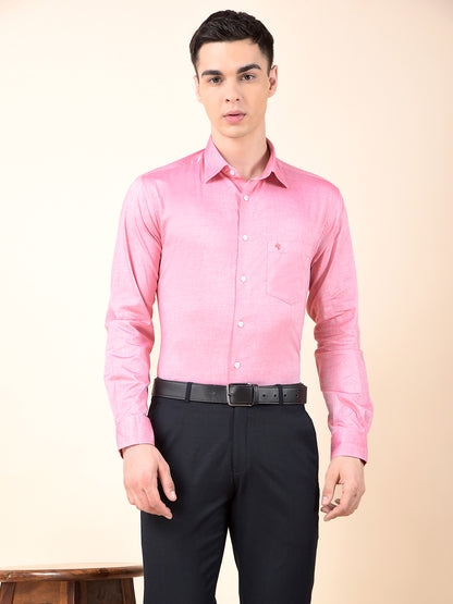 Formal Shirt for Men | Breathable & Soft with Color Fastness Regular Cotton Fabric Solid Pattern