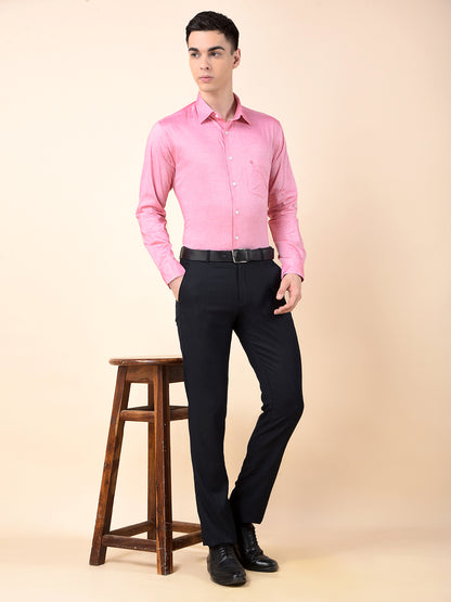 Formal Shirt for Men | Breathable & Soft with Color Fastness Regular Cotton Fabric Solid Pattern