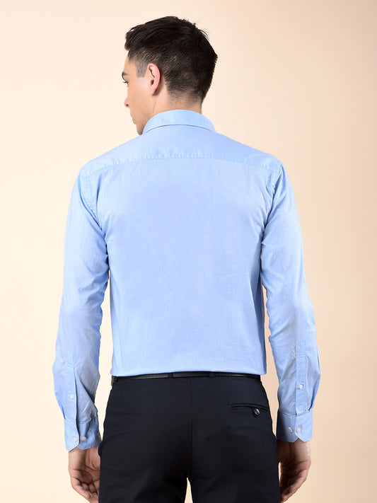 Formal Shirt for Men | Breathable & Soft with Color Fastness Regular Cotton Fabric Solid Pattern