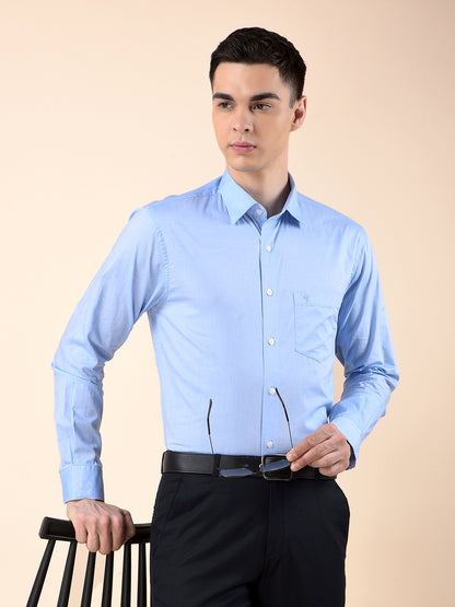 Formal Shirt for Men | Breathable & Soft with Color Fastness Regular Cotton Fabric Solid Pattern