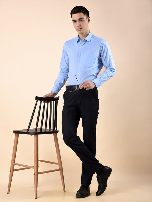 Formal Shirt for Men | Breathable & Soft with Color Fastness Regular Cotton Fabric Solid Pattern
