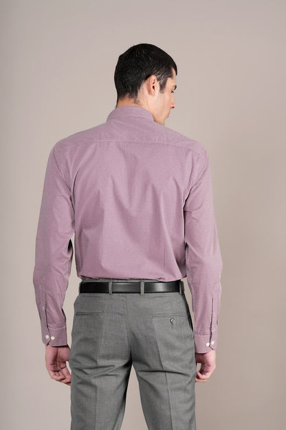 Formal Shirt for Men l Breathable & Soft with Color Fastness Regular Fit Spread Collar Neck Cotton Fabric Printed Pattern