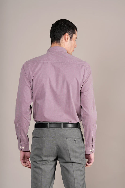 Formal Shirt for Men l Breathable & Soft with Color Fastness Regular Fit Spread Collar Neck Cotton Fabric Printed Pattern