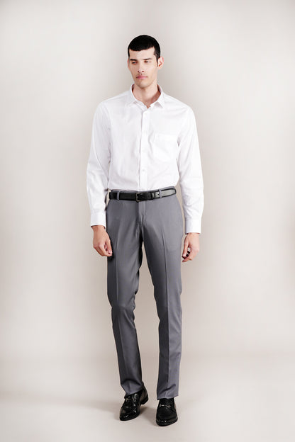 Formal Shirt for Men l Breathable & Soft with Color Fastness Regular Fit Spread Collar Neck Cotton Fabric Solid Pattern