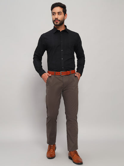 Formal Shirt for Men l Breathable & Soft with Color Fastness Regular Fit Spread Collar Neck Cotton Fabric Checkered Pattern