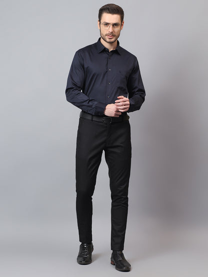 Formal Shirt for Men l Breathable & Soft with Color Fastness Regular Fit Spread Collar Neck Cotton Fabric Solid Pattern