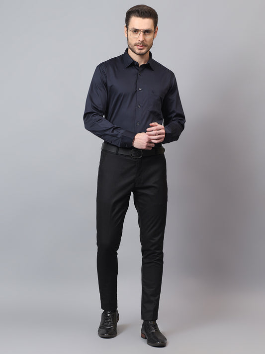 Formal Shirt for Men l Breathable & Soft with Color Fastness Regular Fit Spread Collar Neck Cotton Fabric Solid Pattern