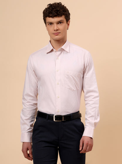 Formal Shirt for Men l Breathable & Soft with Color Fastness Regular Fit Spread Collar Neck Cotton Fabric Solid Pattern