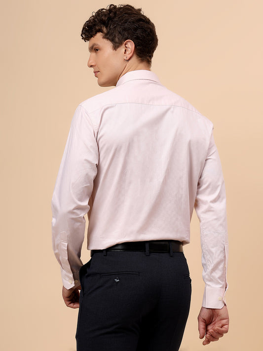 Formal Shirt for Men l Breathable & Soft with Color Fastness Regular Fit Spread Collar Neck Cotton Fabric Solid Pattern