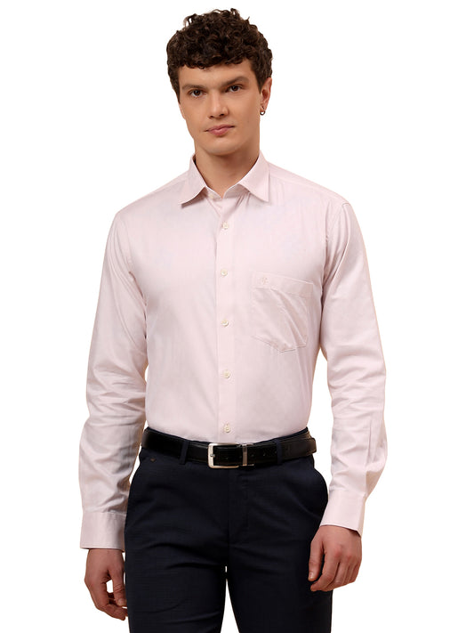 Formal Shirt for Men l Breathable & Soft with Color Fastness Regular Fit Spread Collar Neck Cotton Fabric Solid Pattern