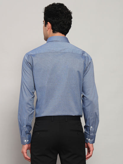 Formal Shirt for Men l Breathable & Soft with Color Fastness Regular Fit Spread Collar Neck Cotton Fabric Solid Pattern