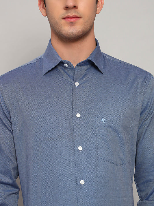 Formal Shirt for Men l Breathable & Soft with Color Fastness Regular Fit Spread Collar Neck Cotton Fabric Solid Pattern