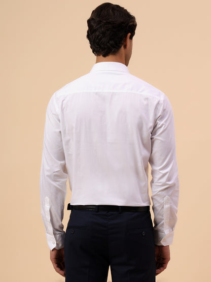 Formal Shirt for Men l Breathable & Soft with Color Fastness Regular Fit Spread Collar Neck Cotton Fabric Solid Pattern