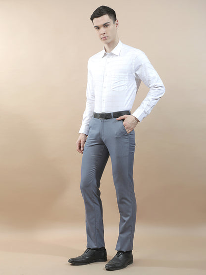 Formal Shirt for Men l Breathable & Soft with Color Fastness Slim Fit  Cotton Fabric Checkered Pattern