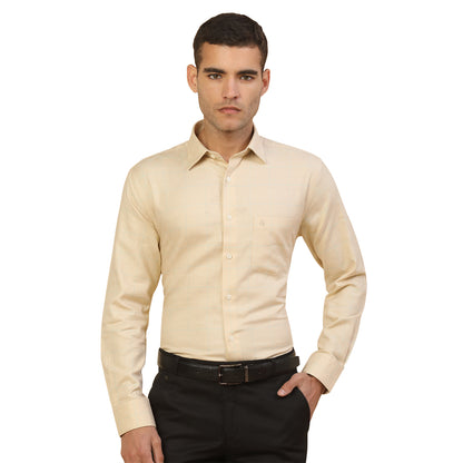 Men's Stylish Checkered Formal Shirt | Regular Fit | Full Sleeve | Pure Cotton | Smart Formal Wear