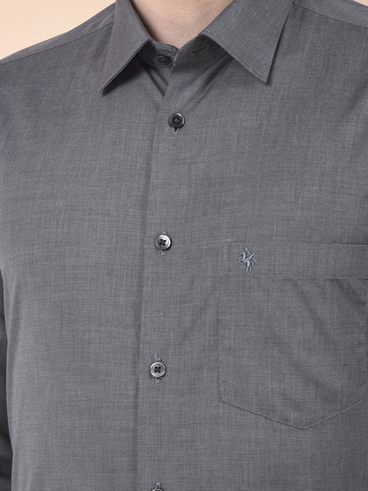 Formal Shirt for Men | Breathable & Soft with Color Fastness Regular Poly Cotton Fabric Solid Pattern