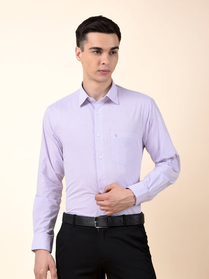 Formal Shirt for Men | Breathable & Soft with Color Fastness Regular Poly Cotton Fabric Solid Pattern