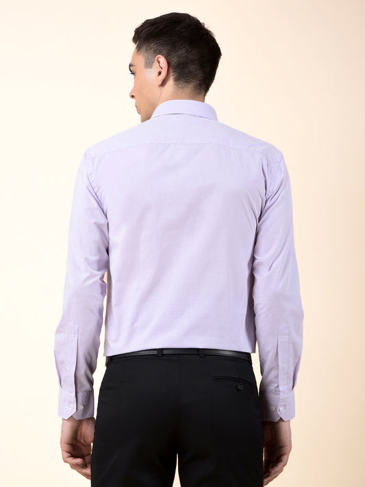Formal Shirt for Men | Breathable & Soft with Color Fastness Regular Poly Cotton Fabric Solid Pattern
