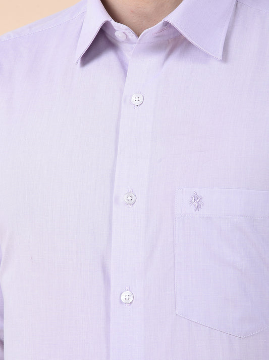 Formal Shirt for Men | Breathable & Soft with Color Fastness Regular Poly Cotton Fabric Solid Pattern