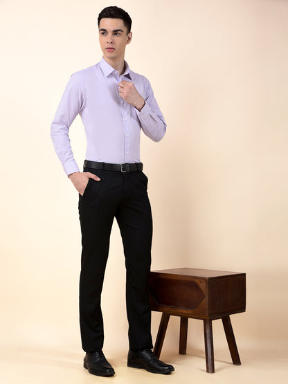 Formal Shirt for Men | Breathable & Soft with Color Fastness Regular Poly Cotton Fabric Solid Pattern
