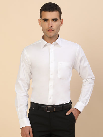 Men's Stylish Solid Formal Shirt | Regular Fit | Full Sleeve | Pure Cotton | Smart Formal Wear