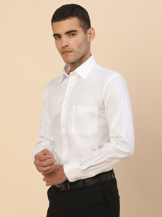 Men's Stylish Solid Formal Shirt | Regular Fit | Full Sleeve | Pure Cotton | Smart Formal Wear