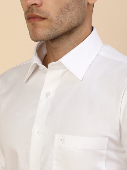 Men's Stylish Solid Formal Shirt | Regular Fit | Full Sleeve | Pure Cotton | Smart Formal Wear