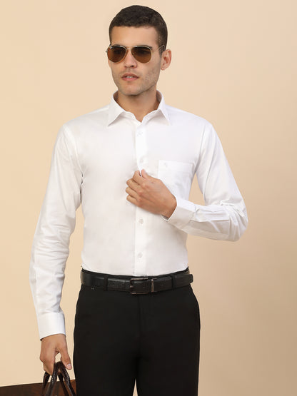 Men's Stylish Solid Formal Shirt | Regular Fit | Full Sleeve | Pure Cotton | Smart Formal Wear