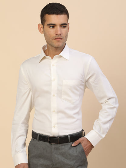 Men's Stylish Solid Formal Shirt | Regular Fit | Full Sleeve | Polyester | Smart Formal Wear
