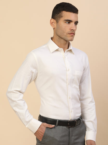 Men's Stylish Solid Formal Shirt | Regular Fit | Full Sleeve | Polyester | Smart Formal Wear