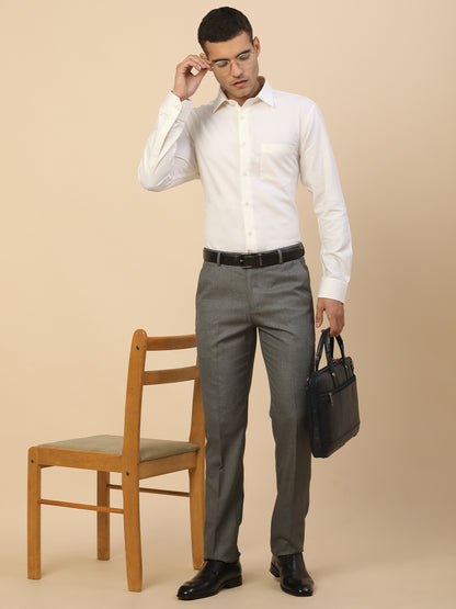 Men's Stylish Solid Formal Shirt | Regular Fit | Full Sleeve | Polyester | Smart Formal Wear
