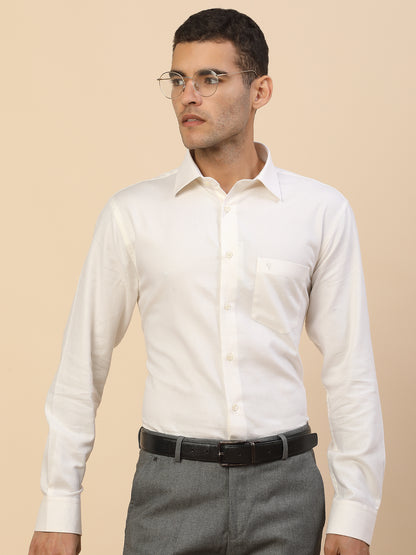 Men's Stylish Solid Formal Shirt | Regular Fit | Full Sleeve | Polyester | Smart Formal Wear
