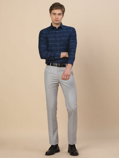 Formal Shirt for Men | Breathable & Soft with Color Fastness Regular Fit Spread Collar Neck Cotton Fabric Check Pattern