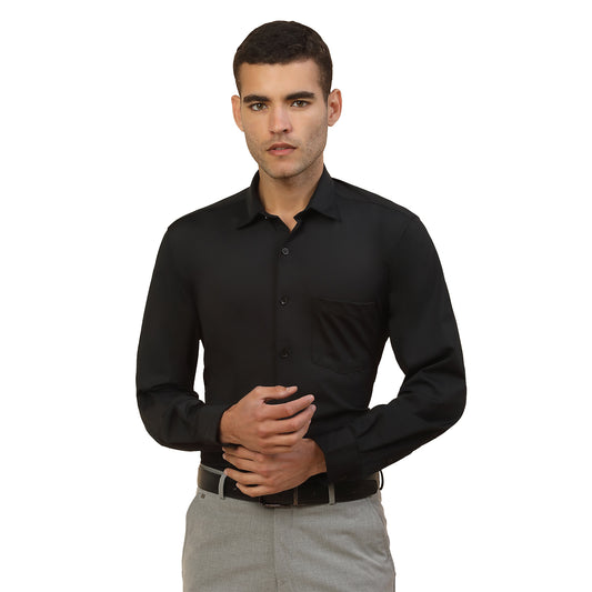 Men's Stylish Solid Formal Shirt | Regular Fit | Full Sleeve | Polyester | Smart Formal Wear