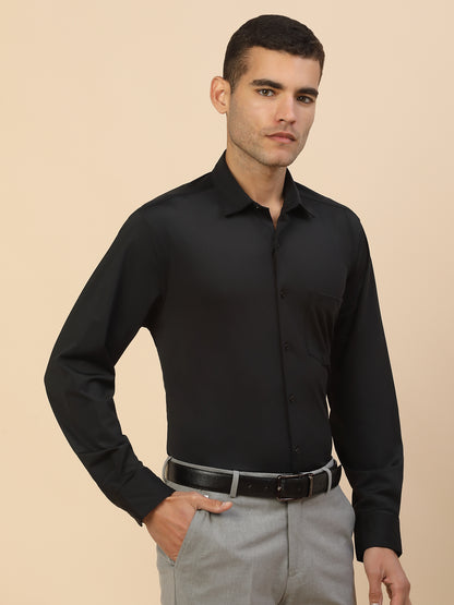 Men's Stylish Solid Formal Shirt | Regular Fit | Full Sleeve | Polyester | Smart Formal Wear