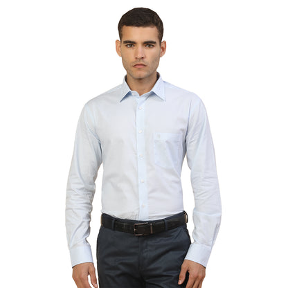 Men's Stylish Self Design Formal Shirt | Regular Fit | Full Sleeve | Pure Cotton | Smart Formal Wear