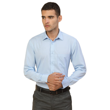 Men's Stylish Printed Formal Shirt | Regular Fit | Full Sleeve | Polyester | Smart Formal Wear