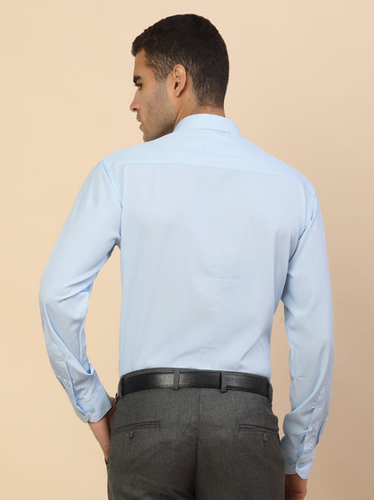 Men's Stylish Printed Formal Shirt | Regular Fit | Full Sleeve | Polyester | Smart Formal Wear